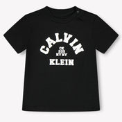 Image 79164463382910 Calvin Klein Baby Unisex T-Shirt In Black