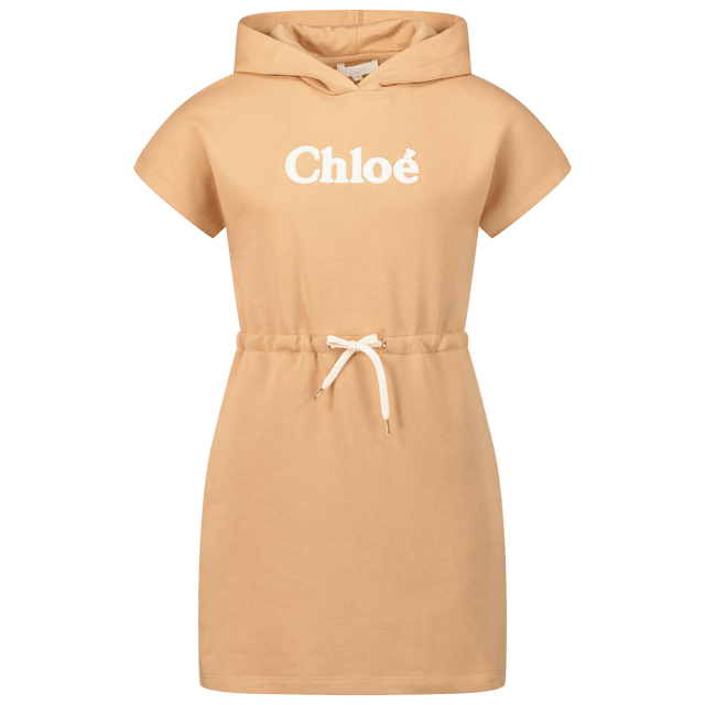 Chloe Kids Girls Dress Camel Chloe Kids Girls Dress Camel