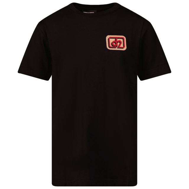 Dsquared2 Kids Unisex T-Shirt Black Dsquared2 Kids Unisex T-Shirt Black