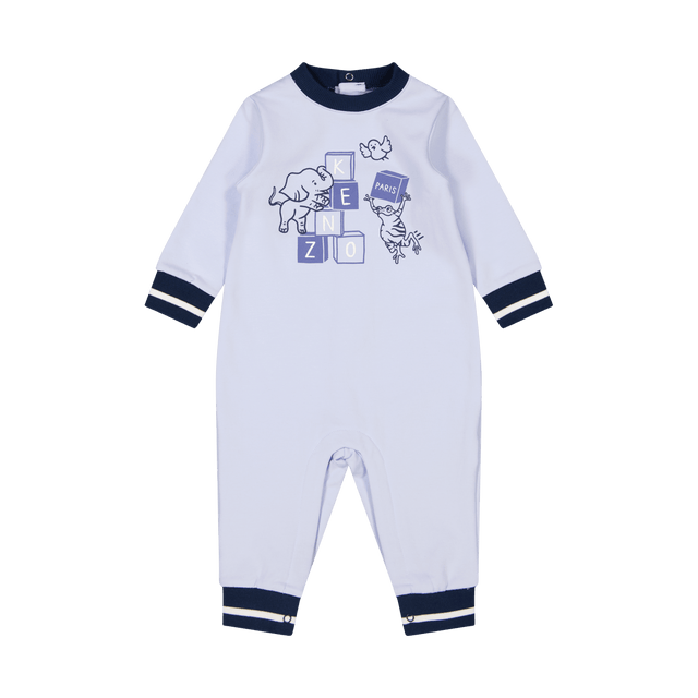 Kenzo kids Baby Unisex Bodysuit Light Blue Kenzo kids Baby Unisex Bodysuit Light Blue
