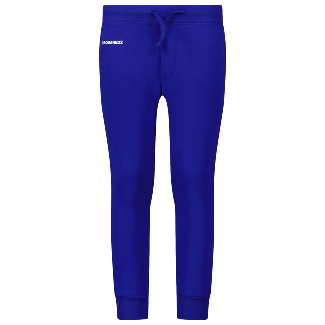 Dsquared2 Kids Unisex Pants Cobalt Blue Dsquared2 Kids Unisex Pants Cobalt Blue
