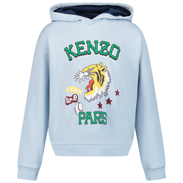 Kenzo kids Kids Boys Sweater Light Blue Kenzo kids Kids Boys Sweater Light Blue