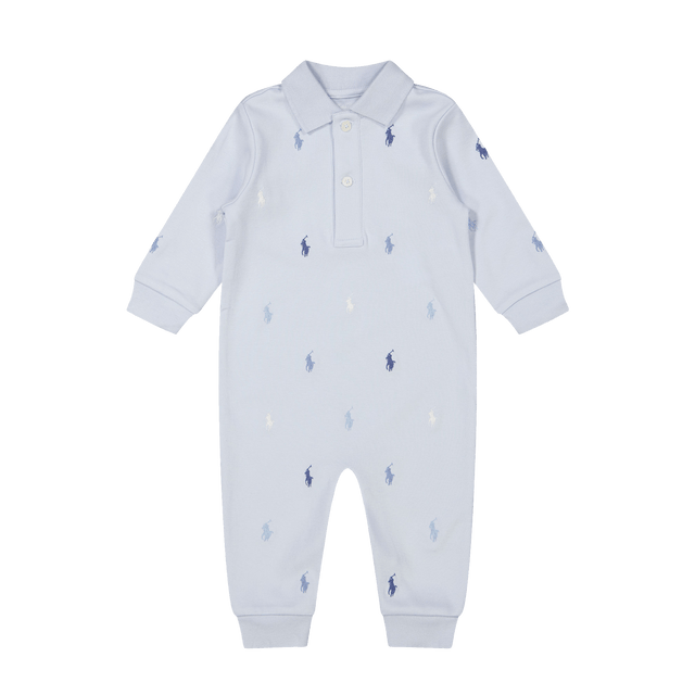 Ralph Lauren Baby Boys Bodysuit Light Blue Ralph Lauren Baby Boys Bodysuit Light Blue