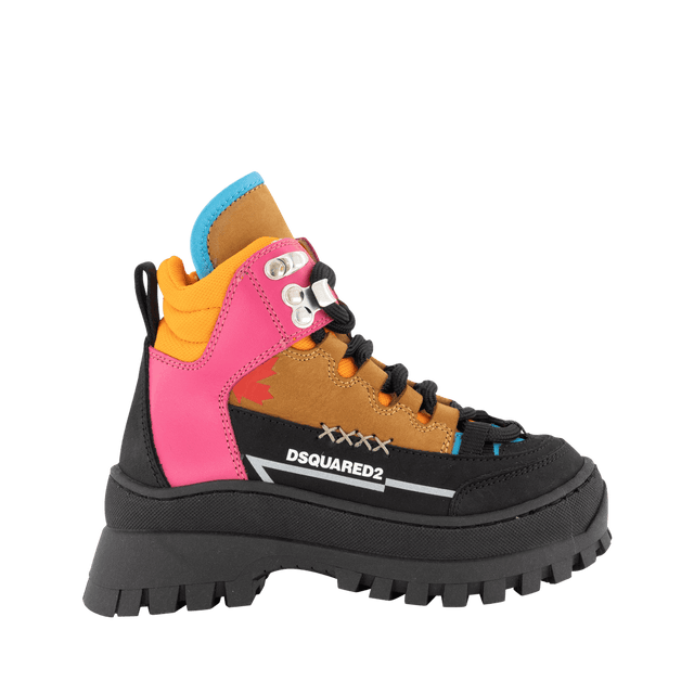Dsquared2 Kids Unisex Boots Camel Dsquared2 Kids Unisex Boots Camel