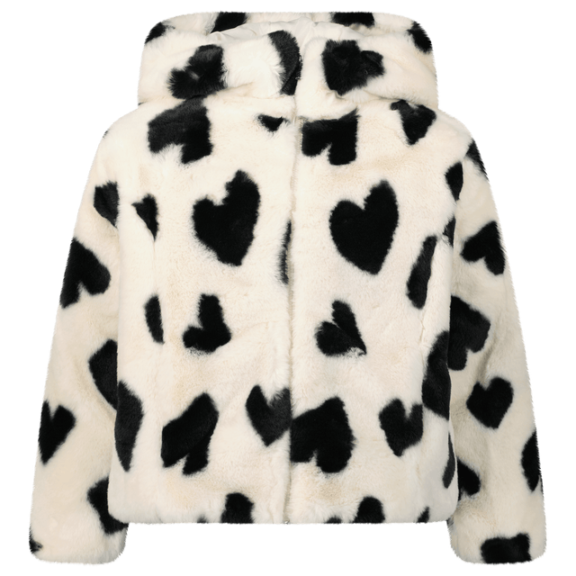 Mayoral Kids Girls Coat Off White Mayoral Kids Girls Coat Off White