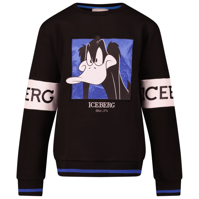 Iceberg Kids Boys Sweater Black Iceberg Kids Boys Sweater Black