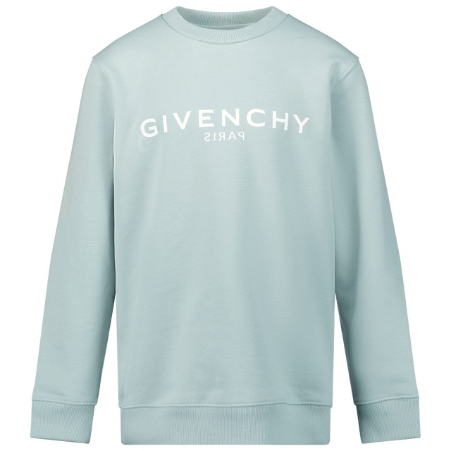 Givenchy Kids Boys Sweater Light Green Givenchy Kids Boys Sweater Light Green