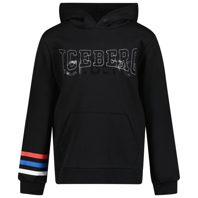 Iceberg Kids Boys Sweater Black Iceberg Kids Boys Sweater Black