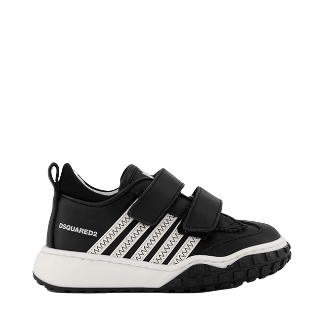 Dsquared2 Kids Unisex Sneakers Black Dsquared2 Kids Unisex Sneakers Black