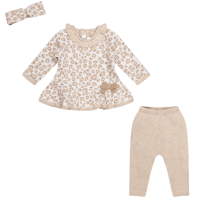 Mayoral Baby Girls Set Beige Mayoral Baby Girls Set Beige