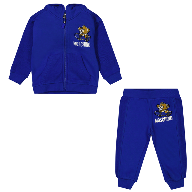 Moschino Baby Boys Jogsuit Cobalt Blue Moschino Baby Boys Jogsuit Cobalt Blue