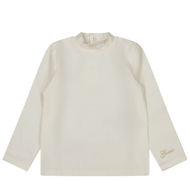 Guess Baby Girls T-Shirt Off White Guess Baby Girls T-Shirt Off White