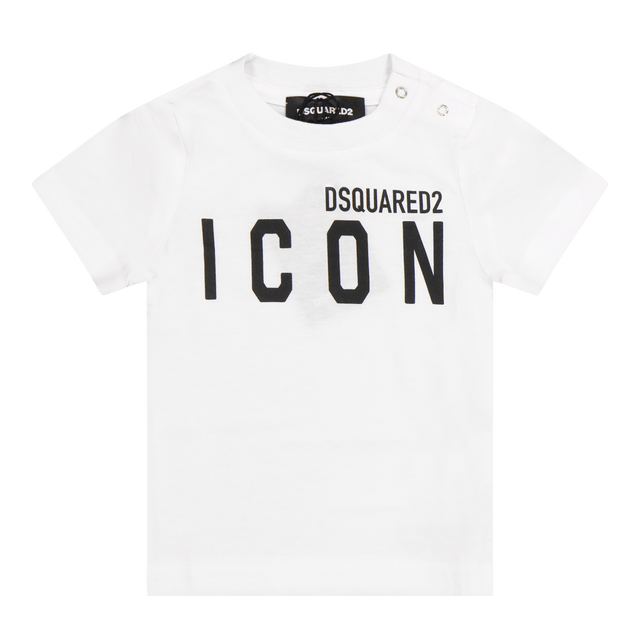 Dsquared2 Baby Unisex T-Shirt White Dsquared2 Baby Unisex T-Shirt White