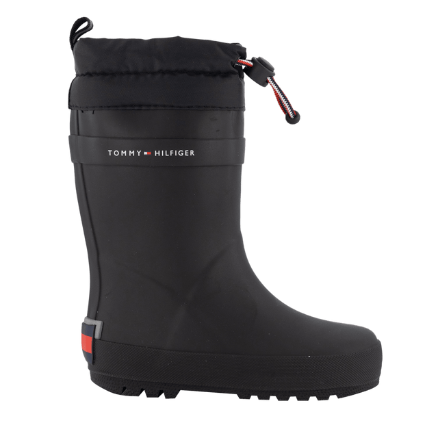 Tommy Hilfiger Kids Unisex Boots Black Tommy Hilfiger Kids Unisex Boots Black