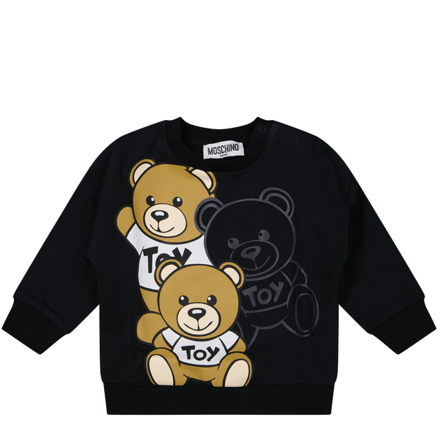 Moschino Baby Boys Sweater Black Moschino Baby Boys Sweater Black