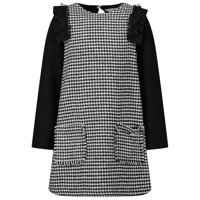 Mayoral Kids Girls Dress Black Mayoral Kids Girls Dress Black