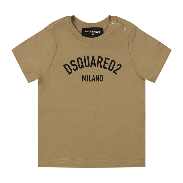 Dsquared2 Baby Unisex T-Shirt Beige Dsquared2 Baby Unisex T-Shirt Beige