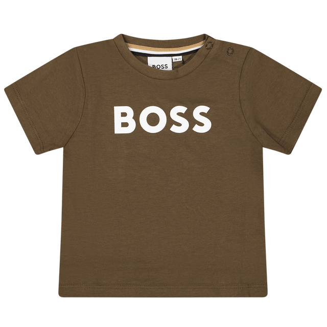 Boss Baby Boys T-Shirt Khaki Boss Baby Boys T-Shirt Khaki