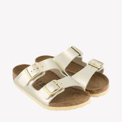 Image 45125691146522 Birkenstock Kids Girls Flipflops Arizona Gold