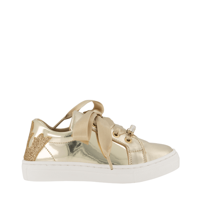 Andanines Kids Girls Sneakers Gold Andanines Kids Girls Sneakers Gold