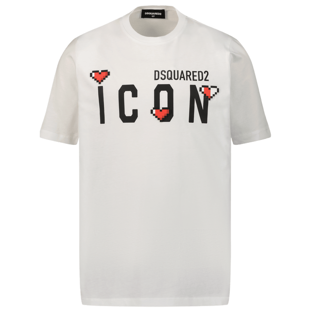 Dsquared2 Kids Unisex T-Shirt White Dsquared2 Kids Unisex T-Shirt White