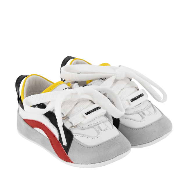 Dsquared2 Baby Unisex Sneakers White Dsquared2 Baby Unisex Sneakers White