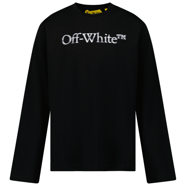 Off-White Kids Boys T-Shirt Black Off-White Kids Boys T-Shirt Black