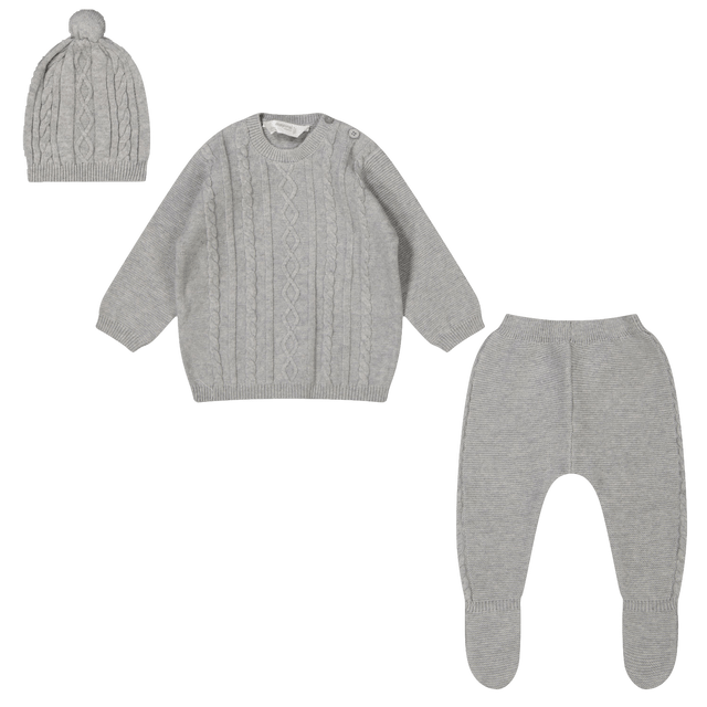 Mayoral Baby Unisex Bodysuit Light Gray Mayoral Baby Unisex Bodysuit Light Gray