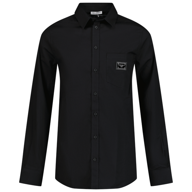 Dolce & Gabbana Kids Boys Blouse Black Dolce & Gabbana Kids Boys Blouse Black
