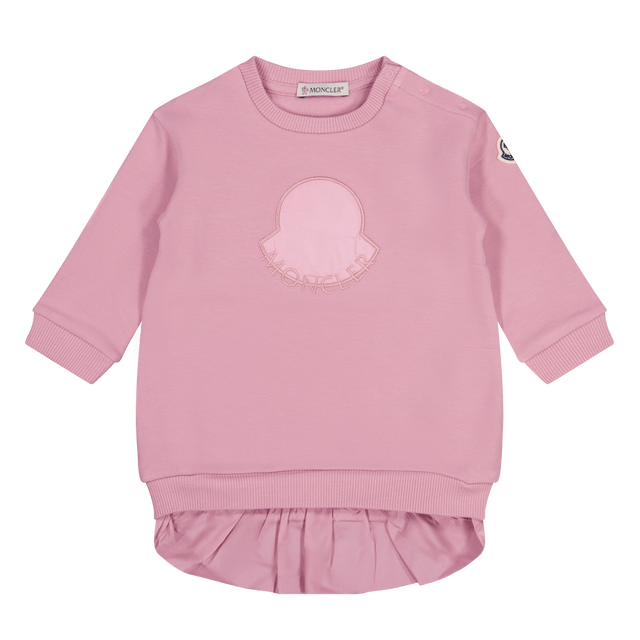 Moncler Baby Girls Dress Pink Moncler Baby Meisjes Jurkje Roze - Superstellar
