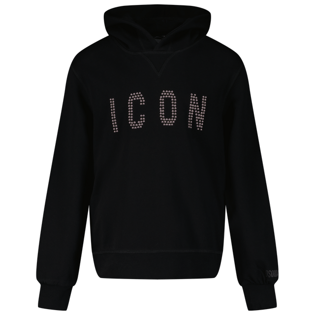 Dsquared2 Kids Unisex Sweater Black Dsquared2 Kids Unisex Sweater Black