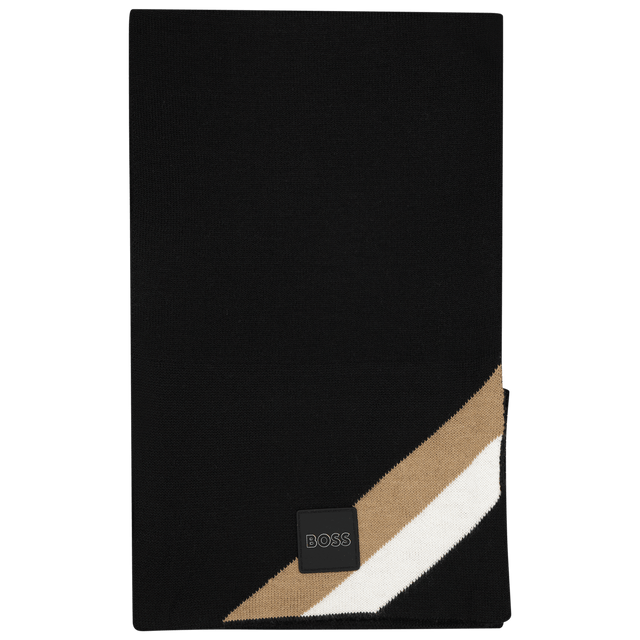Boss Kids Boys Scarf Black Boss Kids Boys Scarf Black