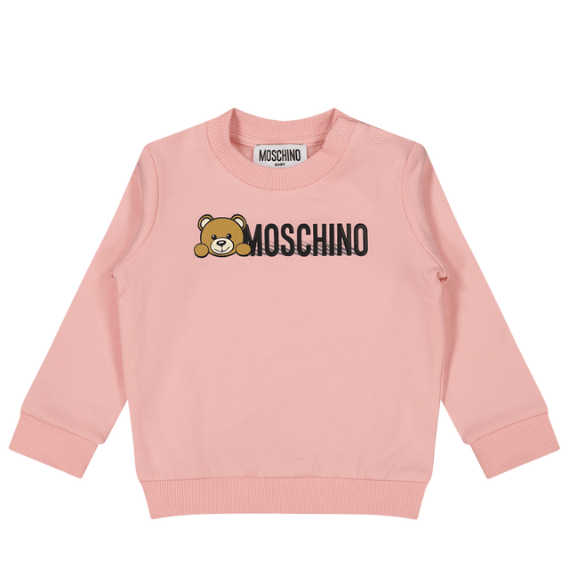 Moschino Baby Boys Sweater Light Pink Moschino Baby Boys Sweater Light Pink
