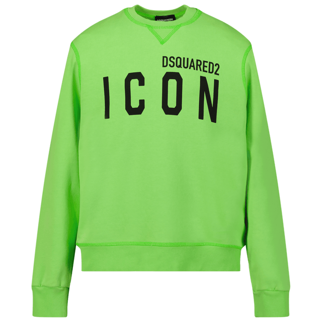 Dsquared2 Kids Unisex Sweater Green Dsquared2 Kids Unisex Sweater Green