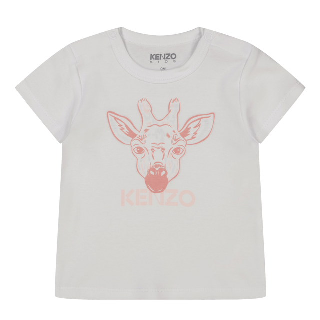 Kenzo kids Baby Girls T-Shirt White Kenzo kids Baby Girls T-Shirt White