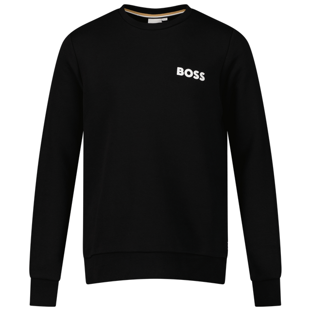 Boss Kids Boys Sweater Black Boss Kids Boys Sweater Black