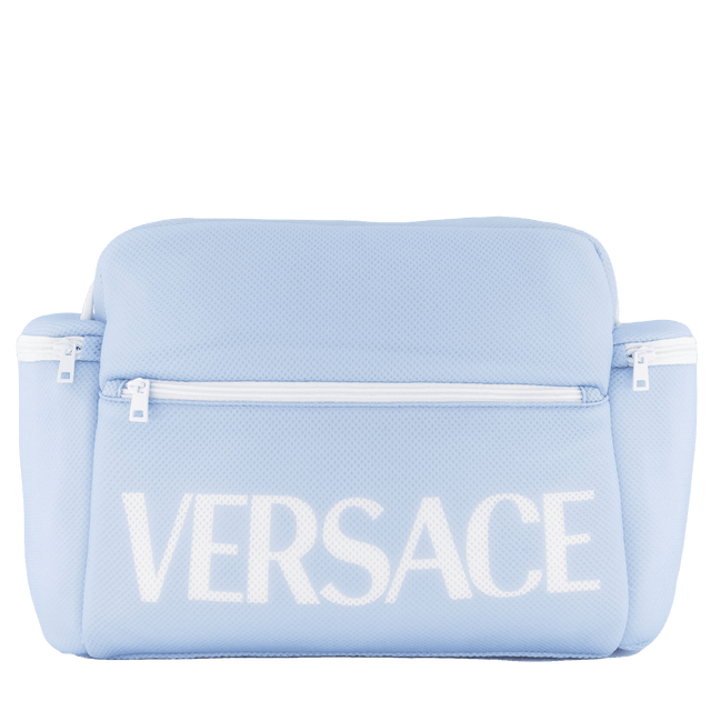 Versace Baby Girls Diaper Bag Light Blue Versace Baby Girls Diaper Bag Light Blue