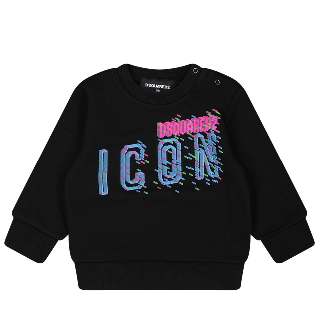 Dsquared2 Baby Unisex Sweater Black Dsquared2 Baby Unisex Sweater Black