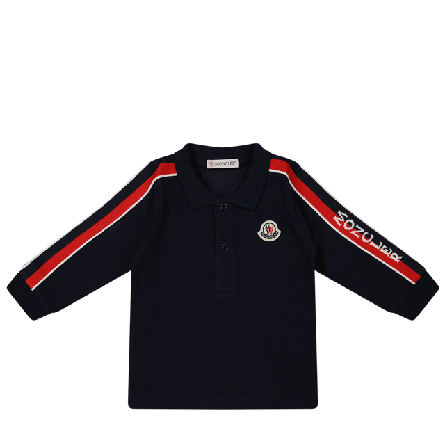 Moncler Baby Boys Polo Navy Moncler Baby Jongens Polo Navy - Superstellar