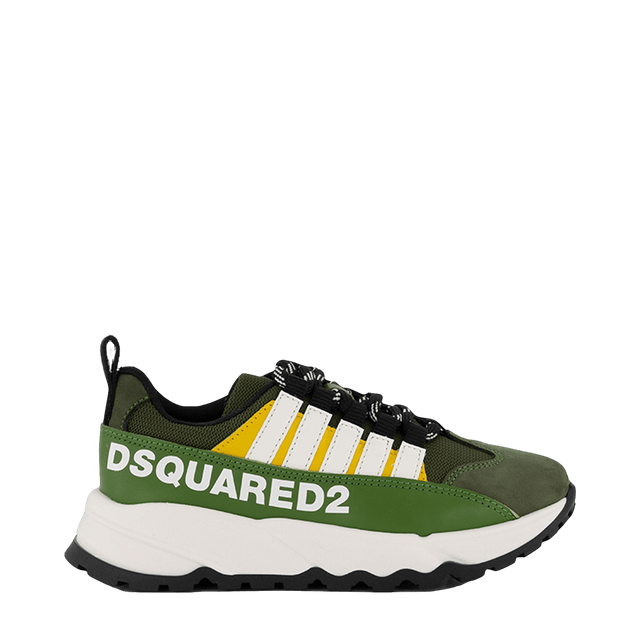 Dsquared2 Kids Unisex Sneakers Green Dsquared2 Kids Unisex Sneakers Green