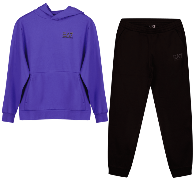 EA7 Kids Boys Jogsuit Cobalt Blue EA7 Kids Boys Jogsuit Cobalt Blue
