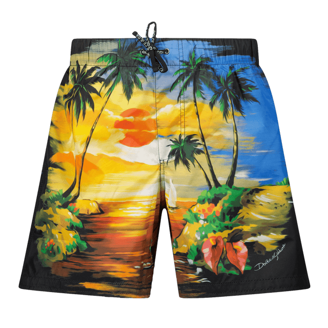 Dolce & Gabbana Kids Boys Swimwear Orange Dolce & Gabbana Kids Boys Swimwear Orange