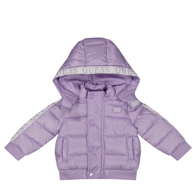 Guess Baby Girls Coat Lilac Guess Baby Girls Coat Lilac