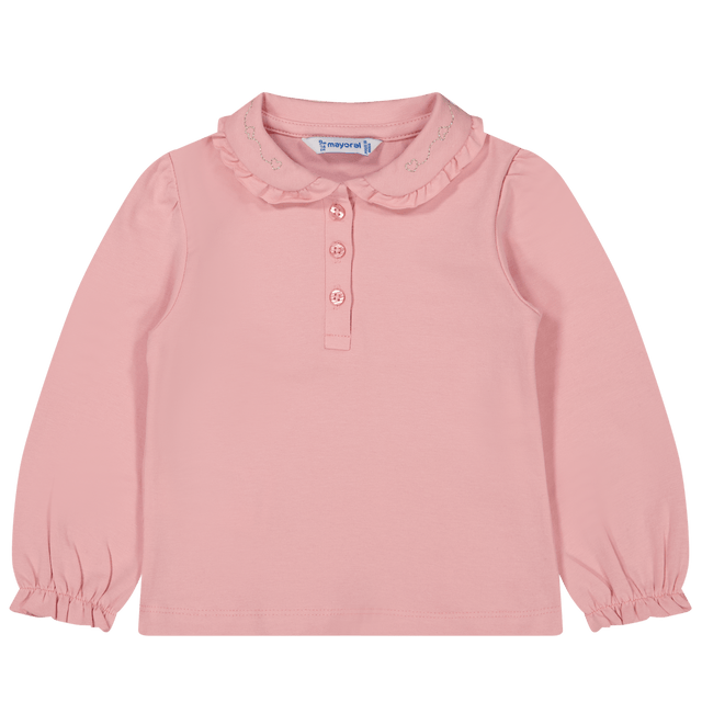 Mayoral Baby Girls Polo Light Pink Mayoral Baby Girls Polo Light Pink