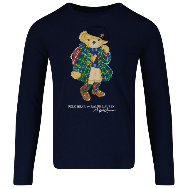 Ralph Lauren Kids Girls T-Shirt Navy Ralph Lauren Kids Girls T-Shirt Navy