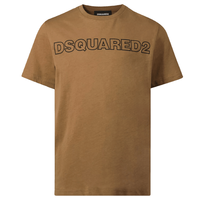 Dsquared2 Kids Unisex T-Shirt Camel Dsquared2 Kids Unisex T-Shirt Camel