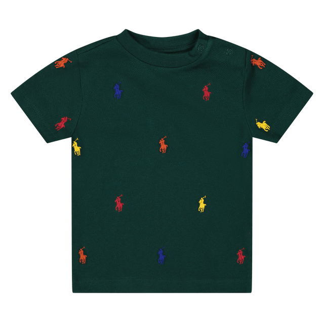 Ralph Lauren Baby Boys T-Shirt Dark Green Ralph Lauren Baby Boys T-Shirt Dark Green