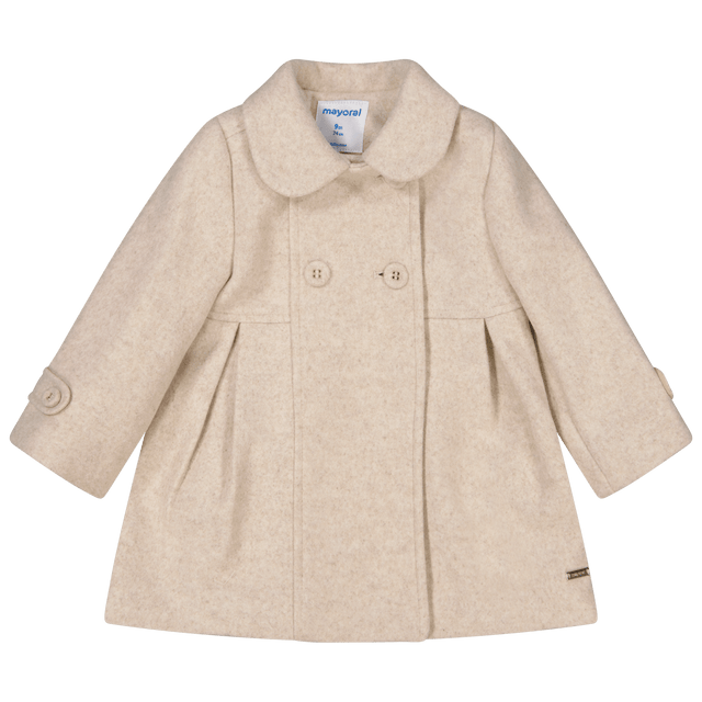 Mayoral Baby Girls Coat Beige Mayoral Baby Girls Coat Beige