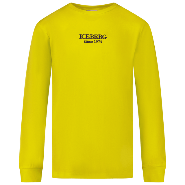 Iceberg Kids Boys T-Shirt Lime Iceberg Kids Boys T-Shirt Lime