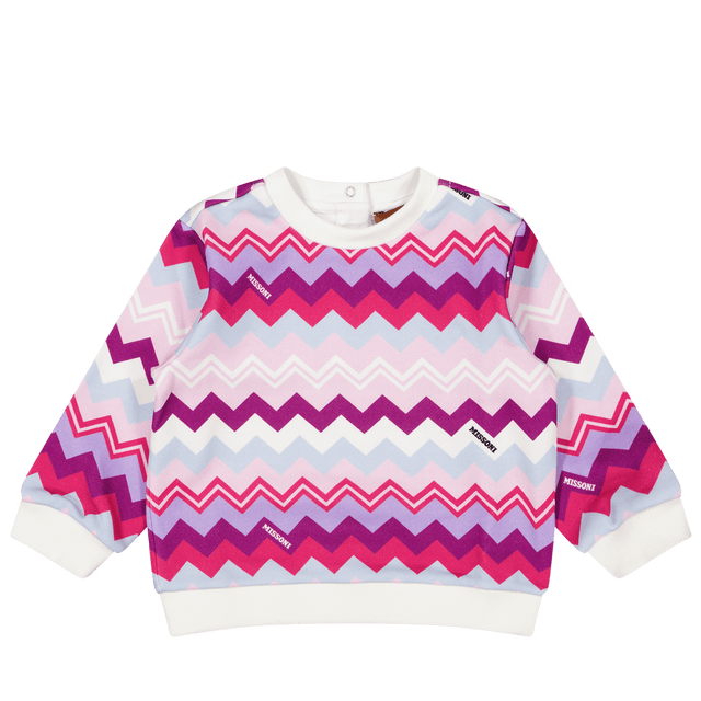 Missoni Baby Girls Sweater Purple Missoni Baby Girls Sweater Purple